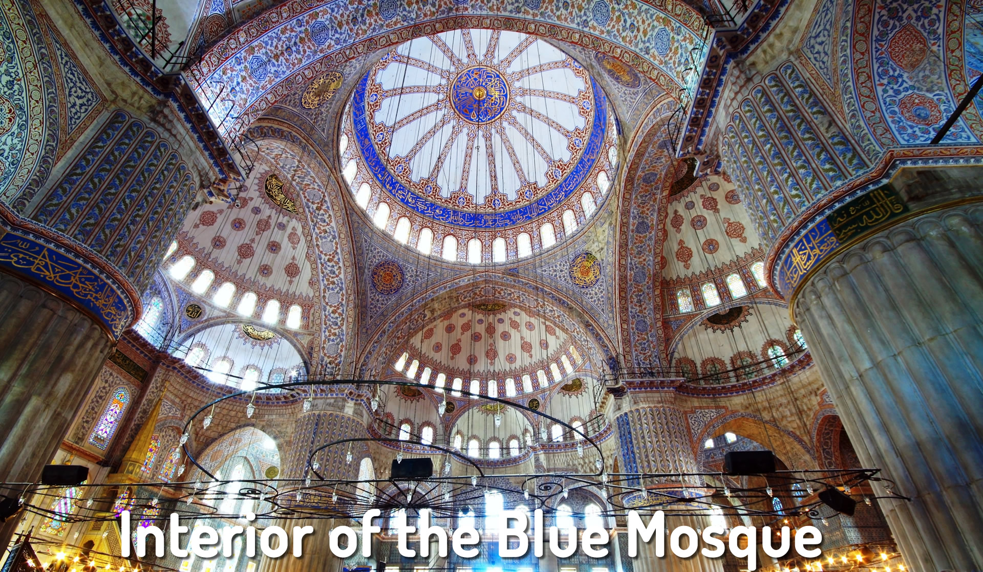 Interior of the Blue Mosque